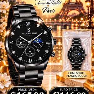 S Milano Time Stainless Steel Watch W2