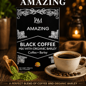 BLACK COFFEE WITH BARLEY