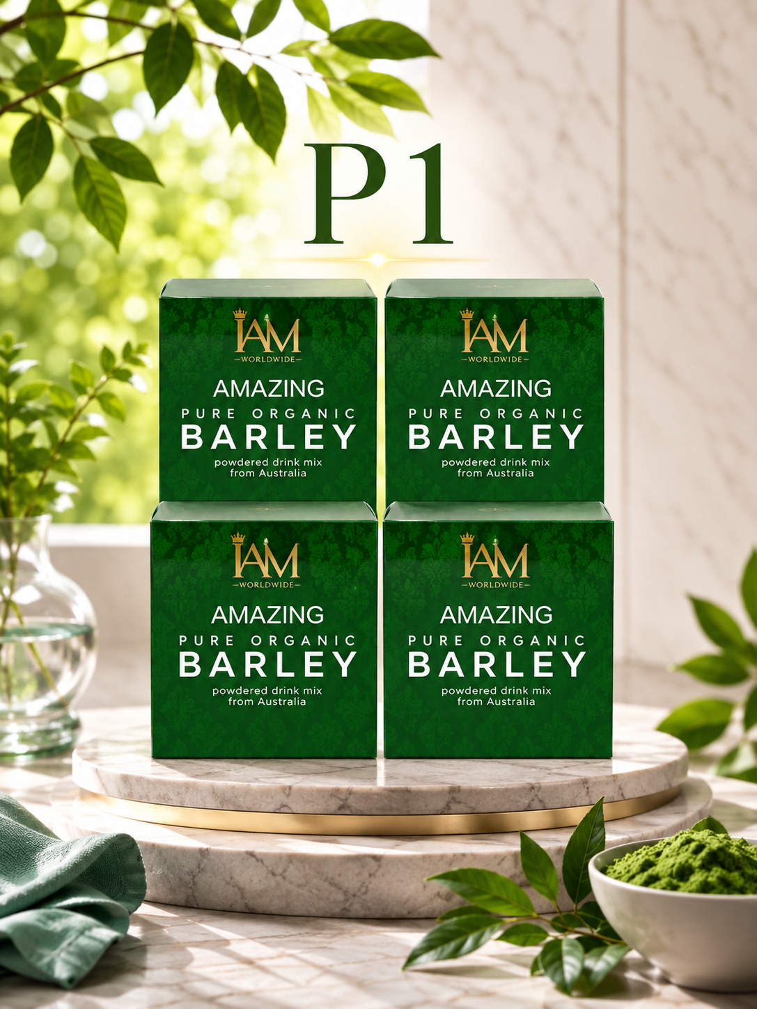 ORGANIC BARLEY DRINK 4 PCS