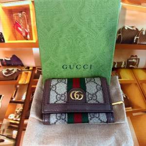 GG WEB WALLET – BROWN/BEIGE