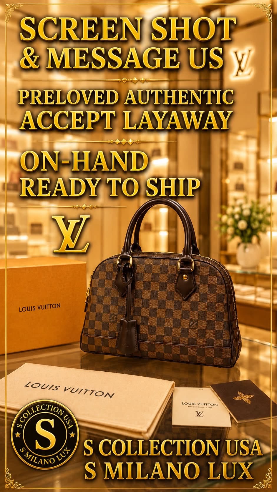 LV HANDBAG DAMIER